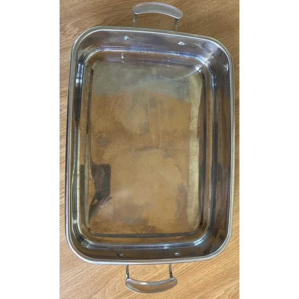 Rancher's‎ Reserve Tender Beef Roaster Pan Stainless Steel 16x12x3.5